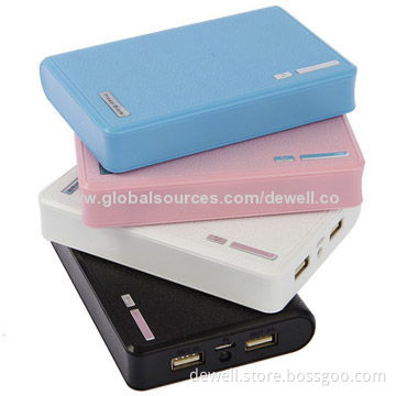 2,400/4,000mAh super mini wallet design full capacity long lifetime emergency mobile phone charger